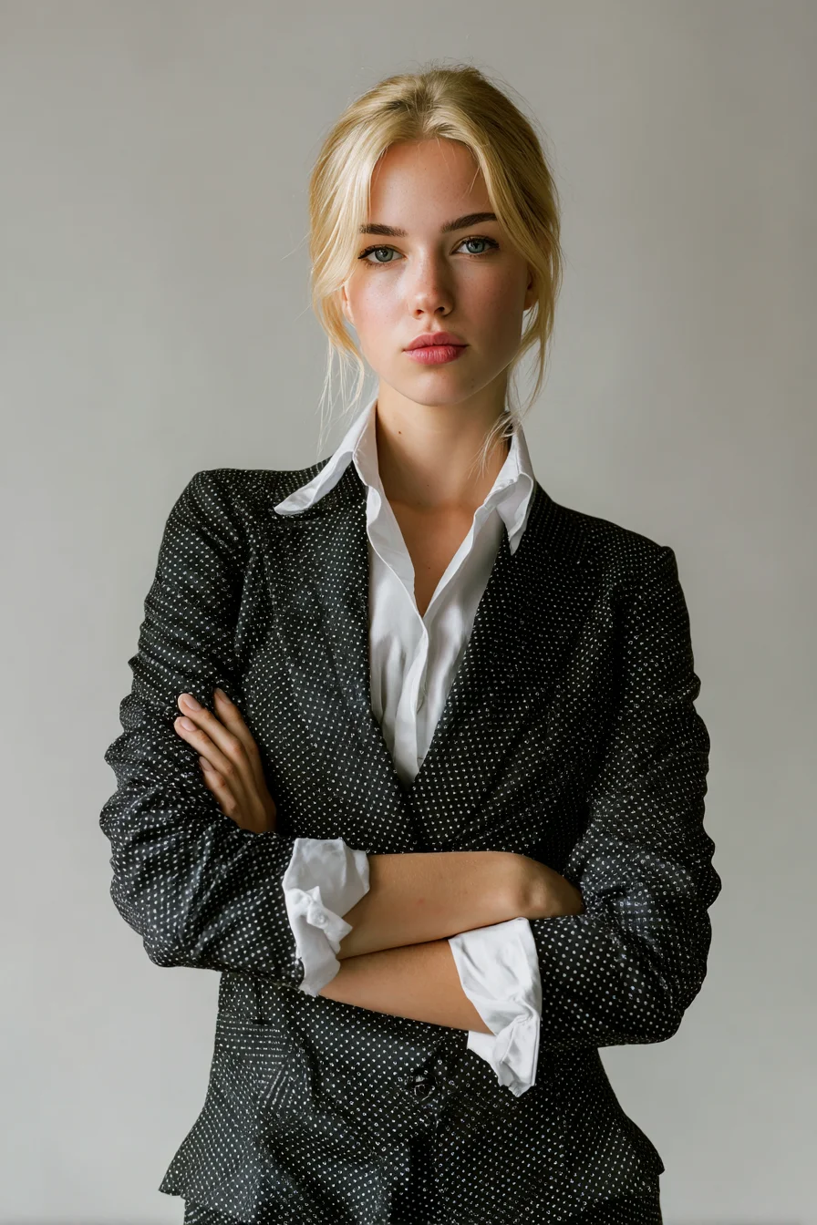 Polka Dot Power Suit