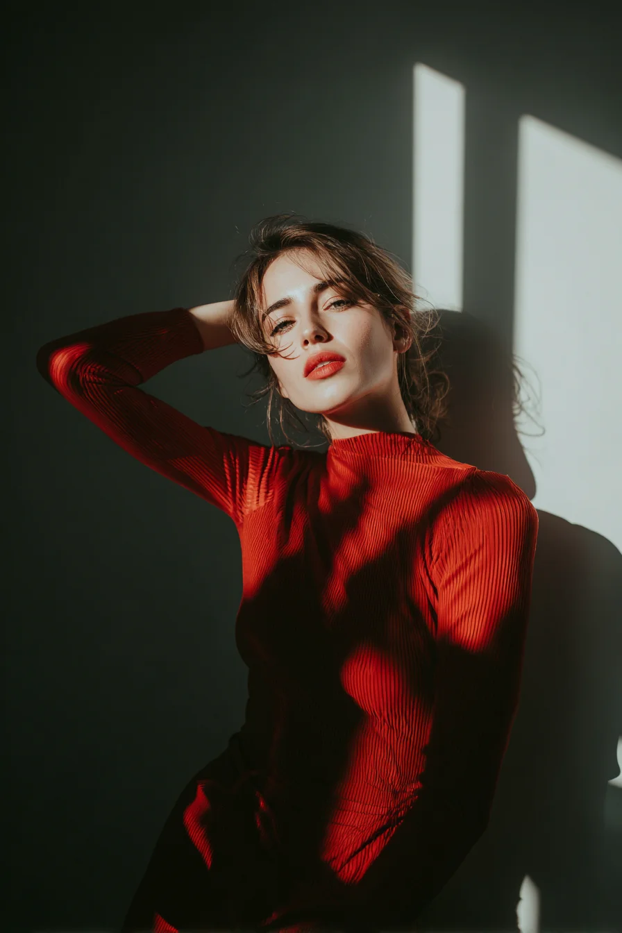 Red on Red in Afternoon Light