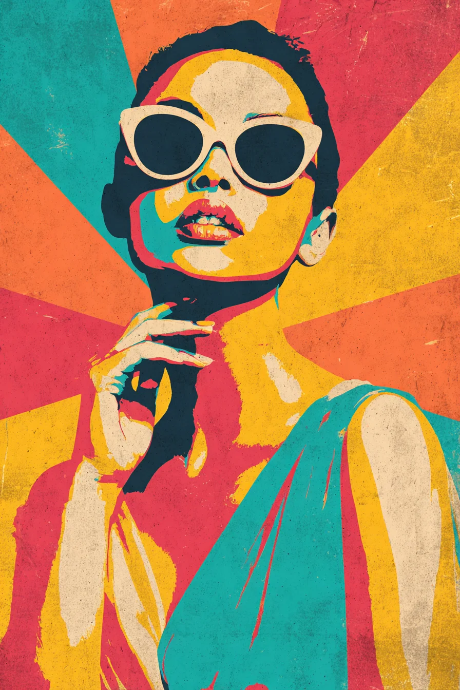 Retro Glamour in Full Color