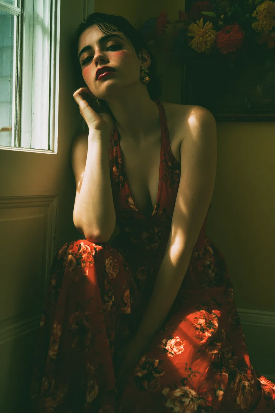 Reverie in Red Floral