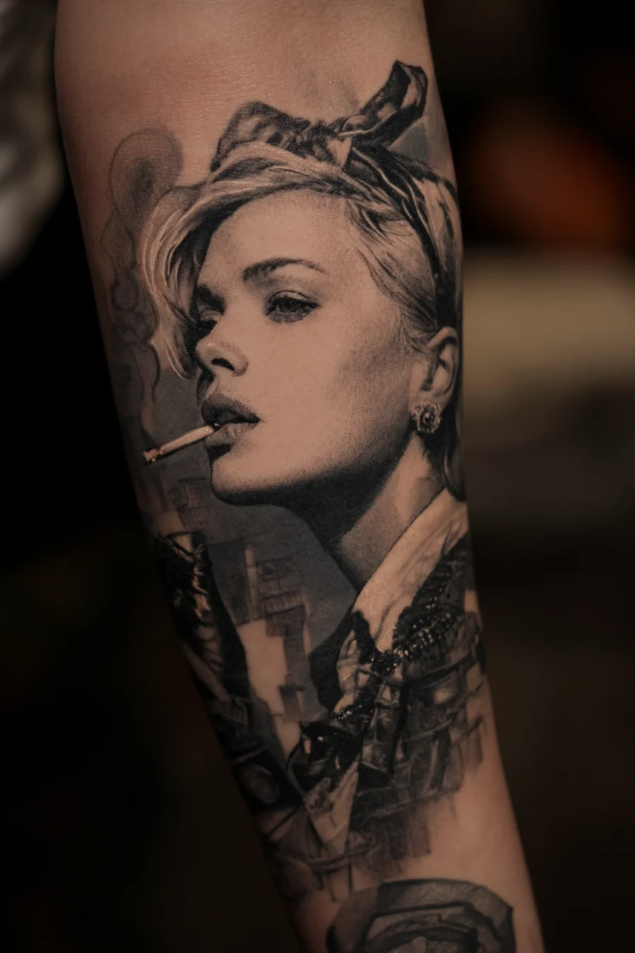 Smoke and Shadow on Skin