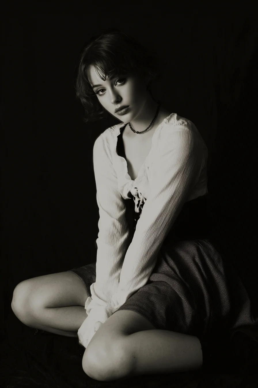 Still Moment in Black and White