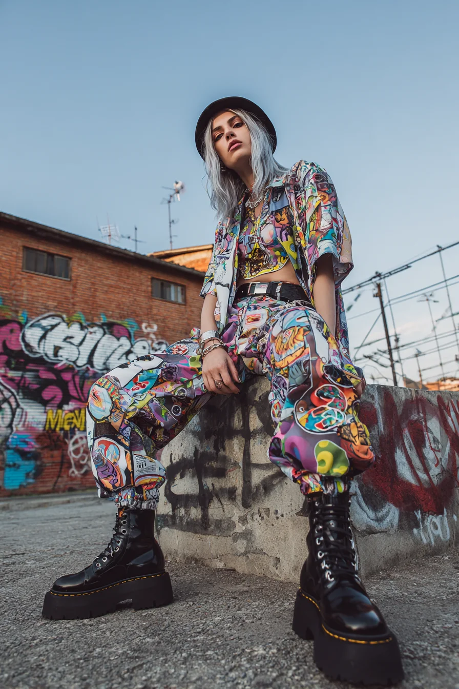 Street Art Meets Maximalist Fashion