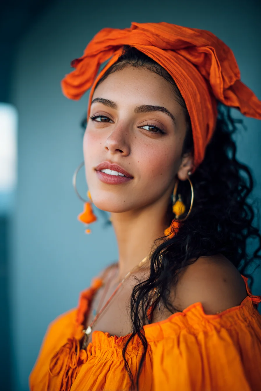 Sun-Soaked Style in Orange