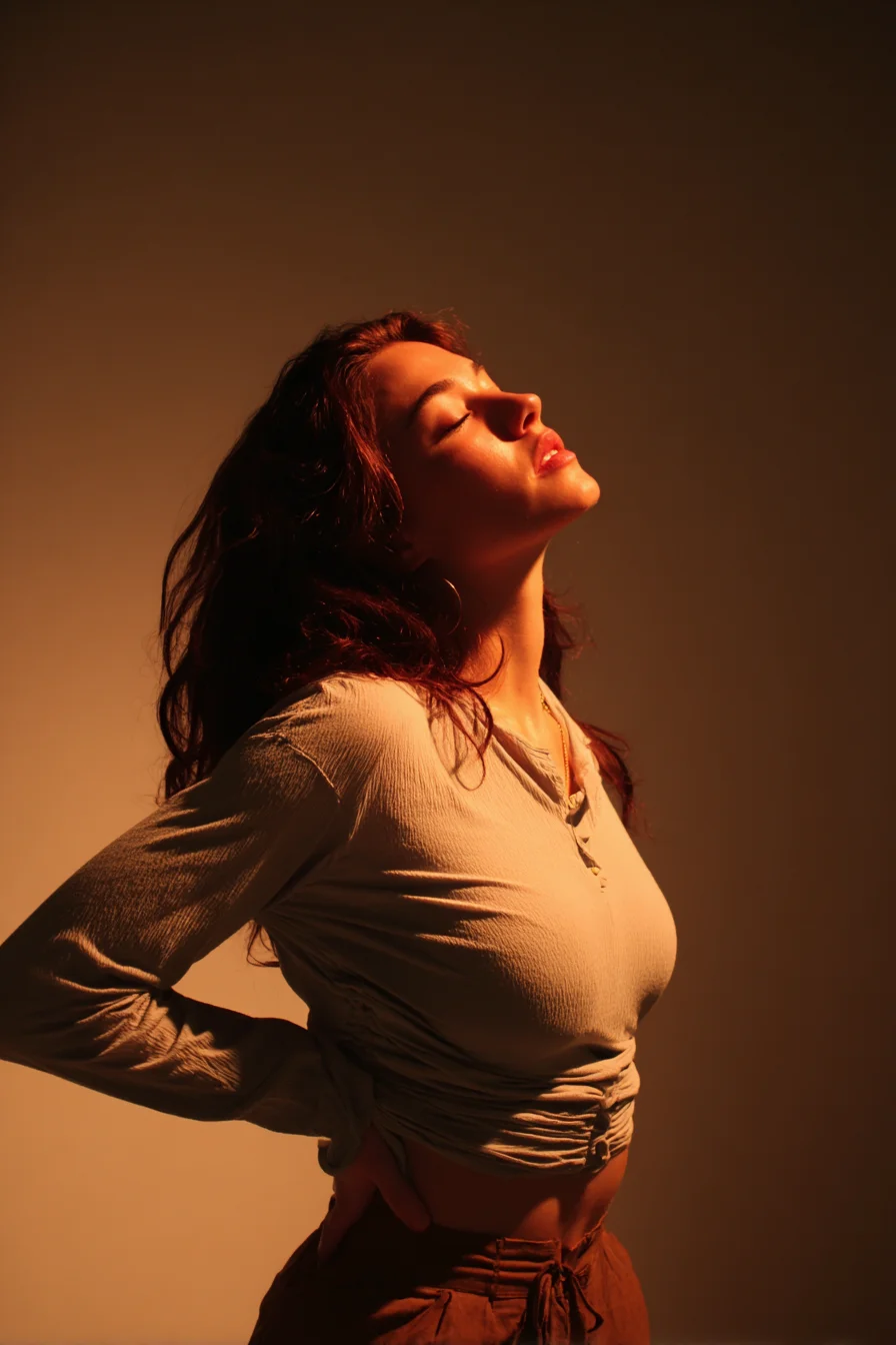 Warm Light, Eyes Closed