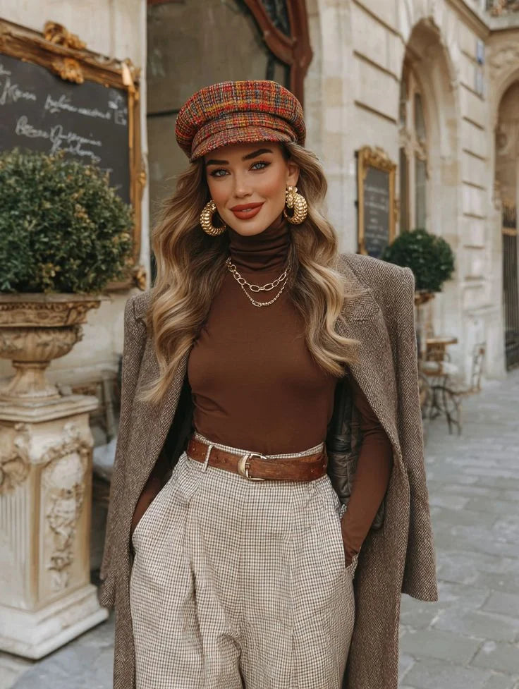 Autumn Winter Casual Outfit Idea — Beret Outfits