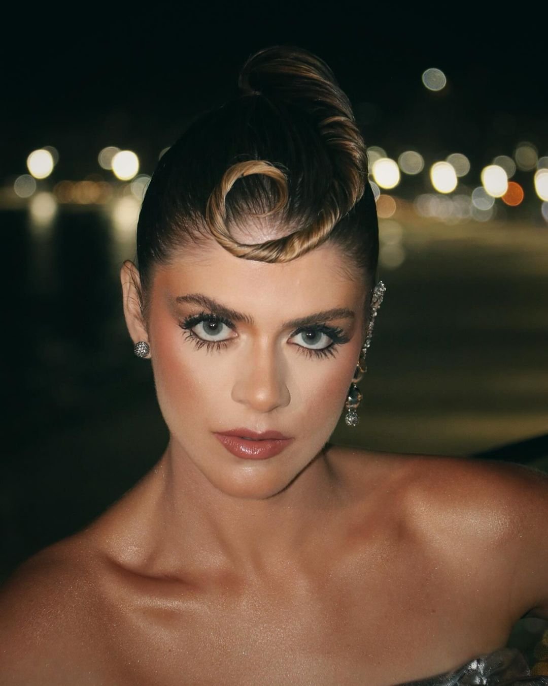 Sculpted Swirl Updo — Winter Date Night Hairstyles