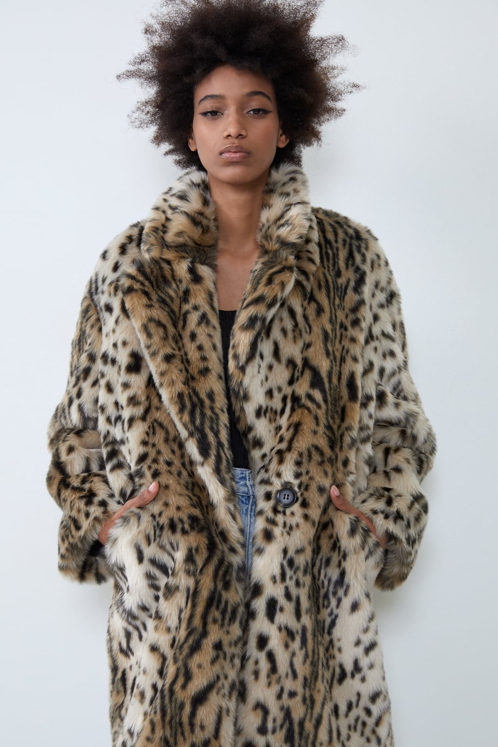 Casual Outfit Idea — Faux Fur Coat Outfits