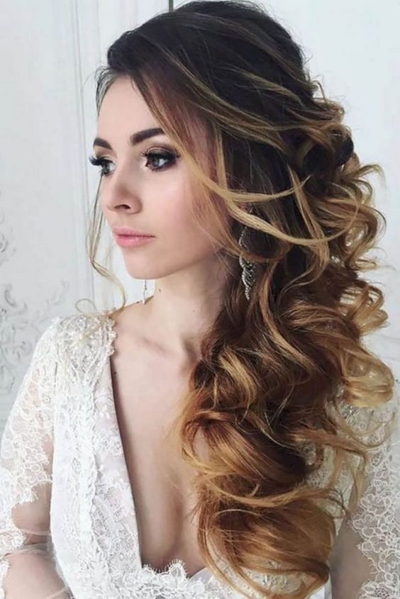 Front View Slightly Side Profile Visual Idea — Winter Formal Hairstyles
