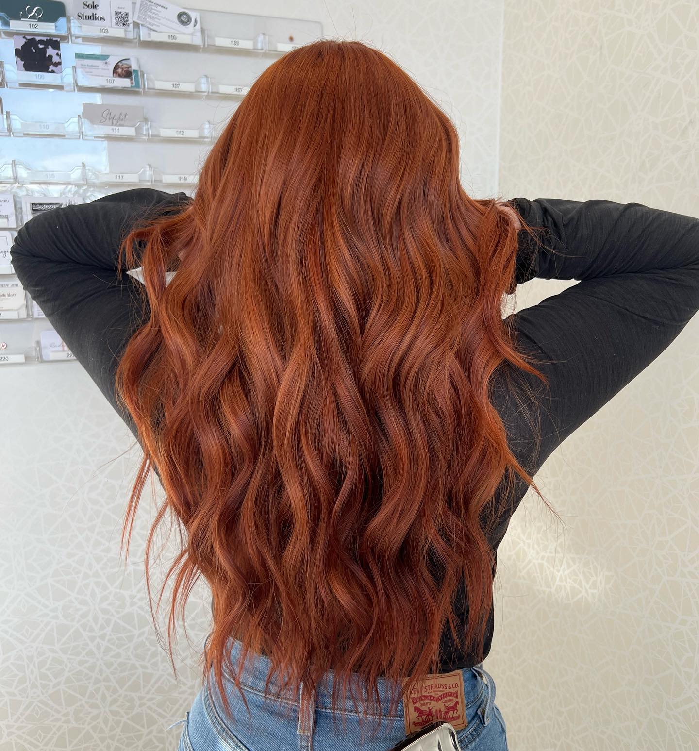 Long Visual Idea Long Visual Idea — Winter Hair Colors for Redheads