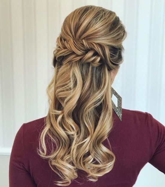Back View Visual Idea — Winter Formal Hairstyles
