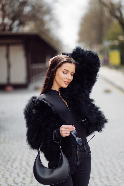 Evening Outfit Idea — All Black Winter Outfits