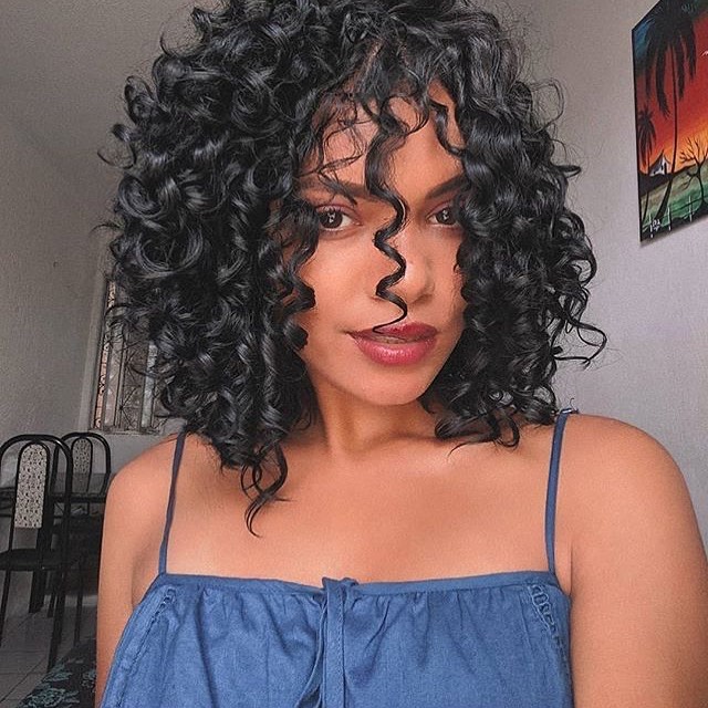 Bob Layers Visual Idea — Winter Haircuts for Curly Hair