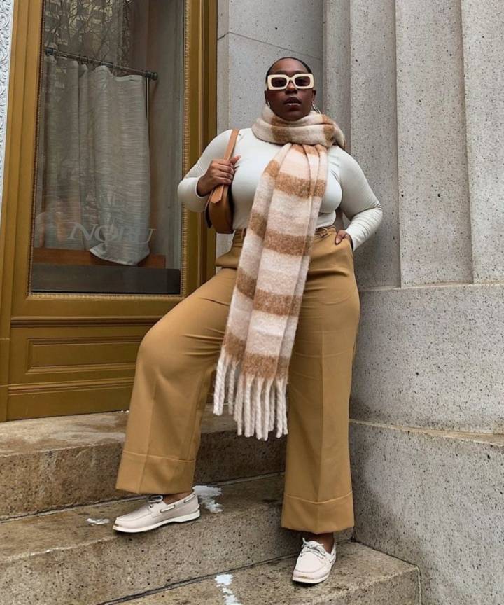 Autumn Casual Outfit Idea — Scarf Outfits