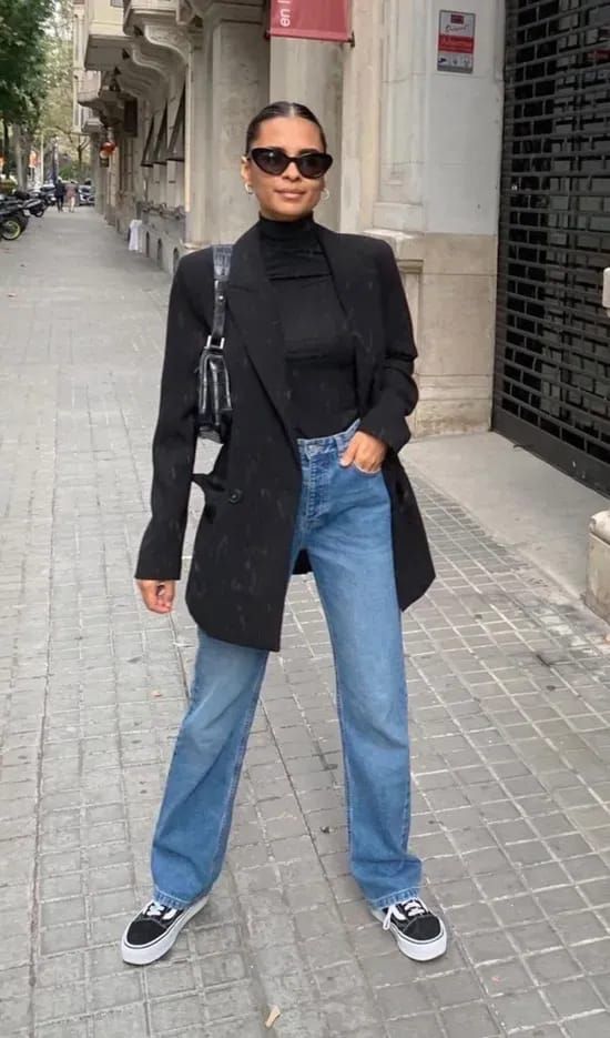 Outfit Idea — Cat-Eye Sunglasses Add A Chic Touch — Winter Outfits for Women Over 40