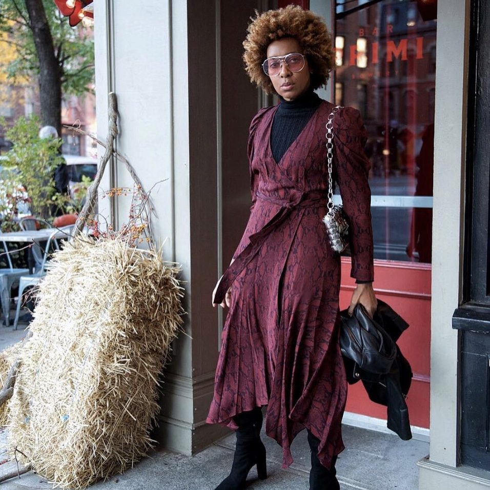 Suede Ankle Boots Outfit Idea — Burgundy Outfits