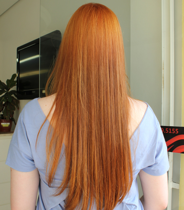 Long Layers Visual Idea Long Layers Visual Idea — Winter Auburn Hair Color