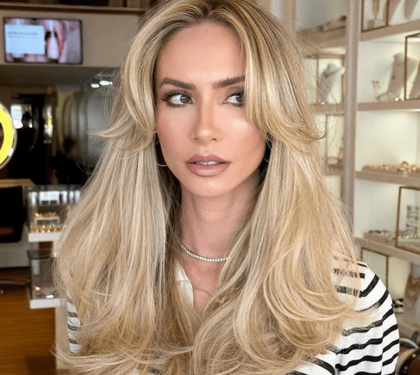 Platinum Blonde Waves With Root Shadow — Low Maintenance Winter Haircuts
