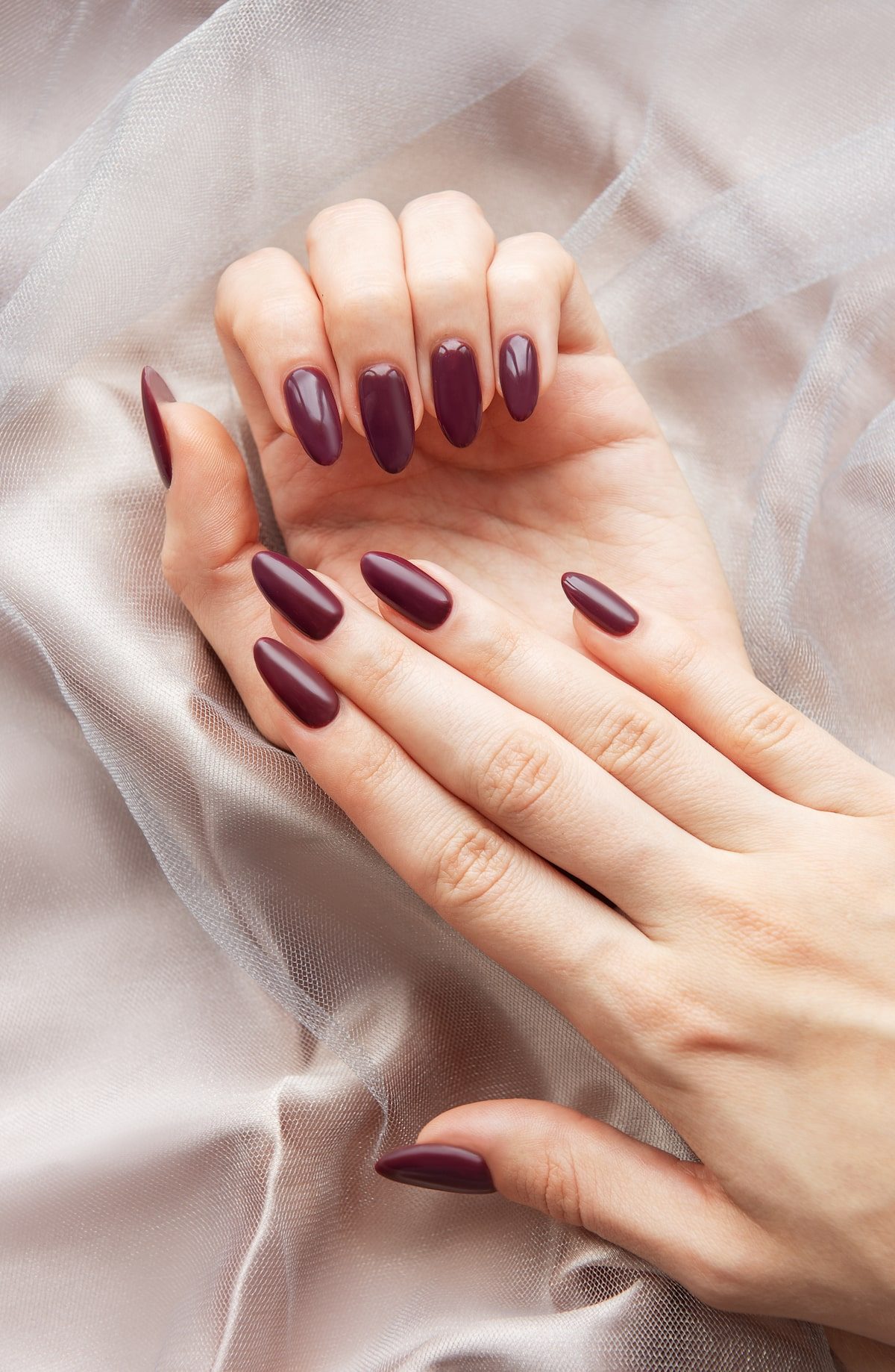 None Visual Idea — Winter Gel Nails