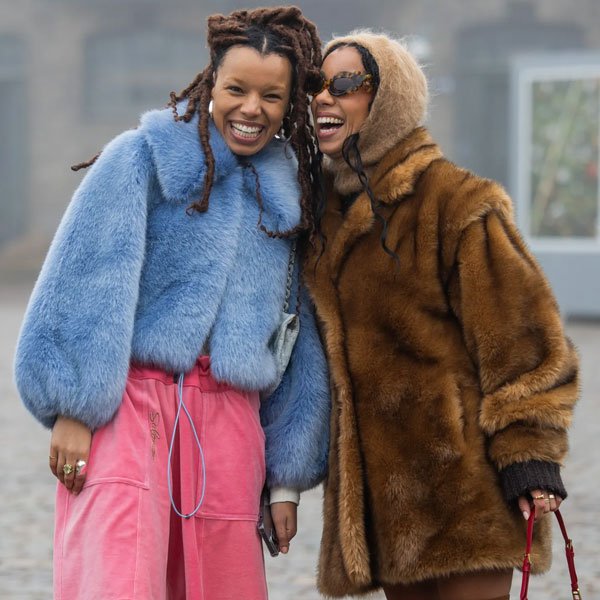 Not Visible Outfit Idea — Faux Fur Coat Outfits