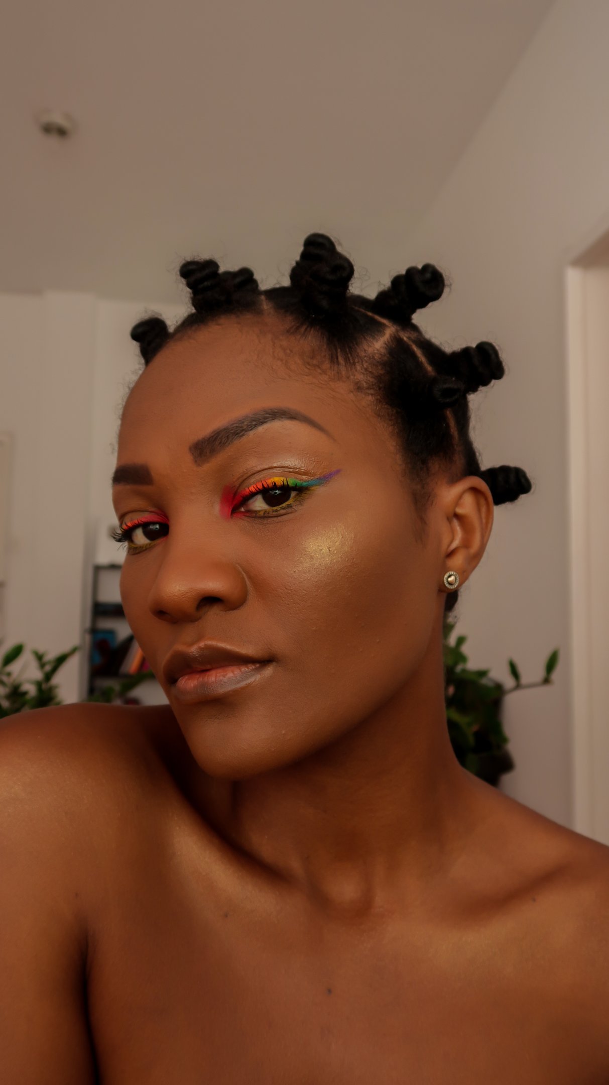 Protective Bantu Knots — Winter Braids for Black Women