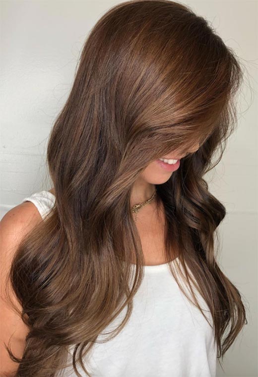 Rich Medium Brown With Subtle Warmth Rich Medium Brown With Subtle Warmth — Cinnamon Brown Hair