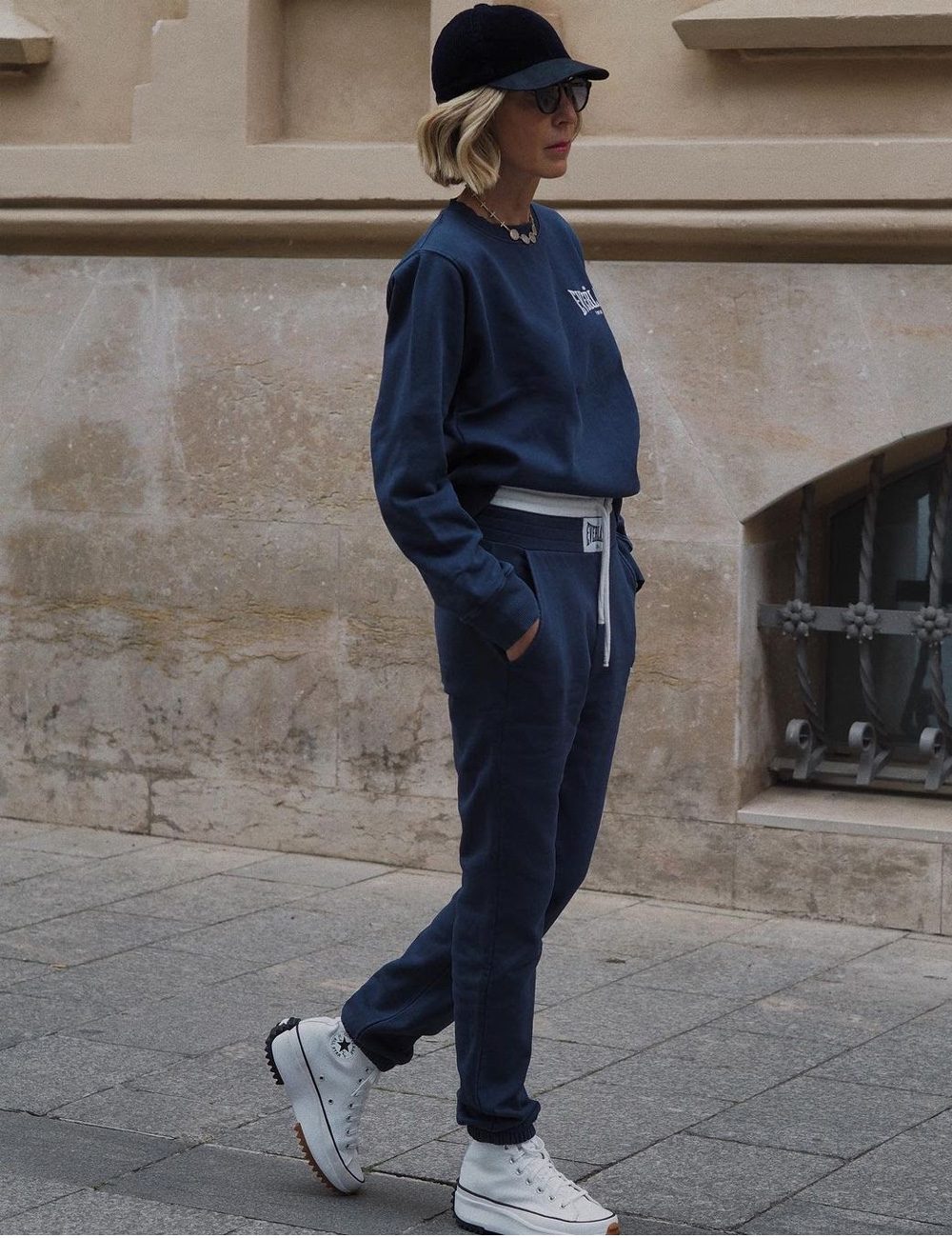 Navy Fleece Tracksuit for Ultimate Casual Comfort — Casual Winter Outfits