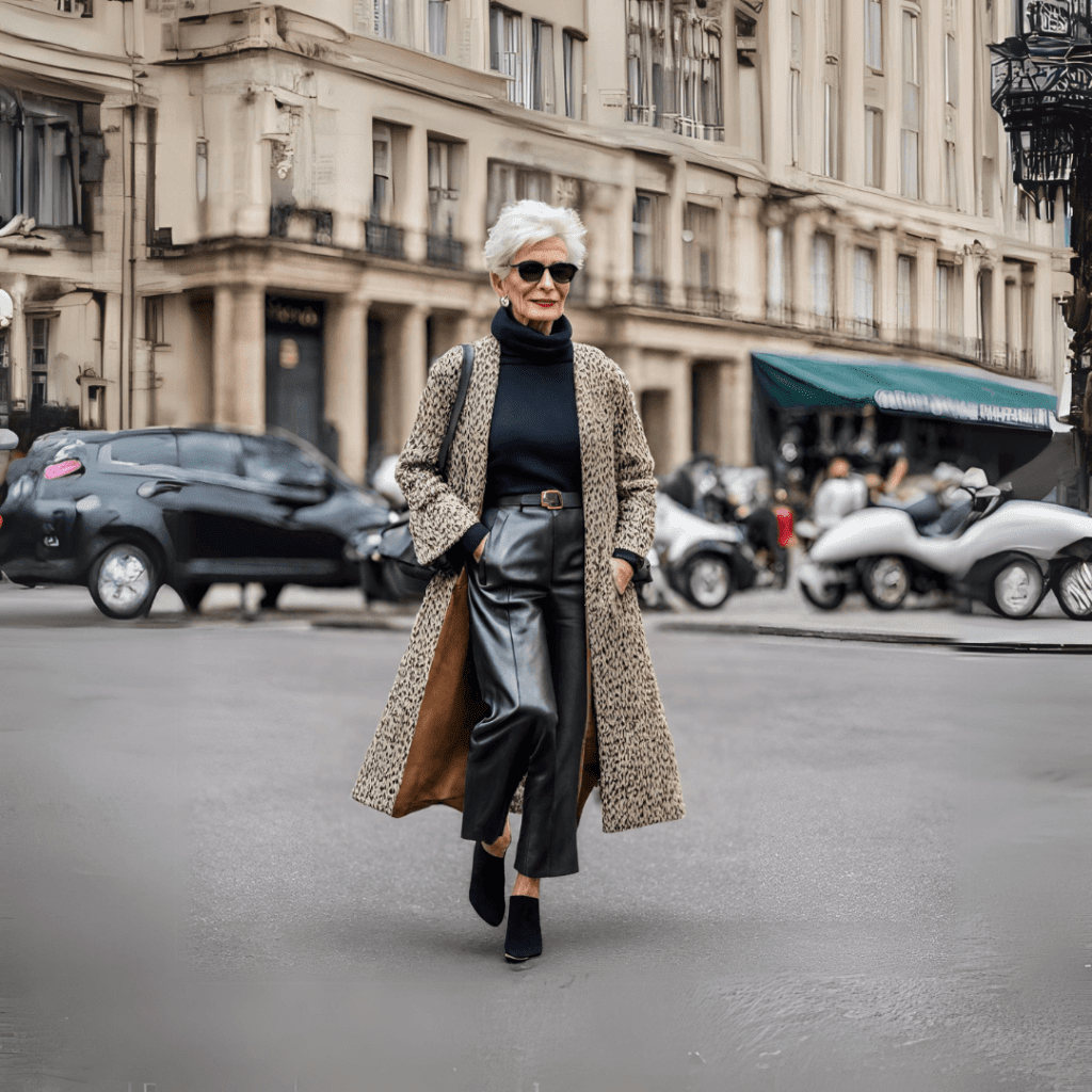 Effortless Beige Cardigan with Cropped Pants and Gold Belt — Winter Outfits for Women Over 60