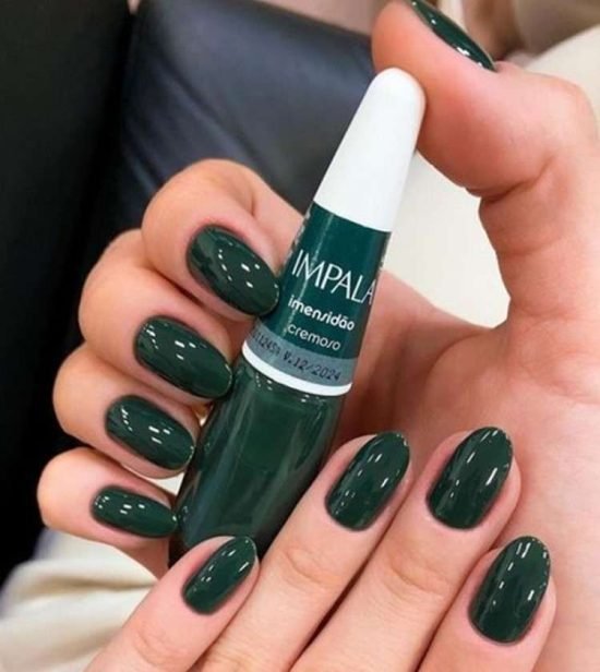 None Visual Idea — Winter Gel Nail Colors