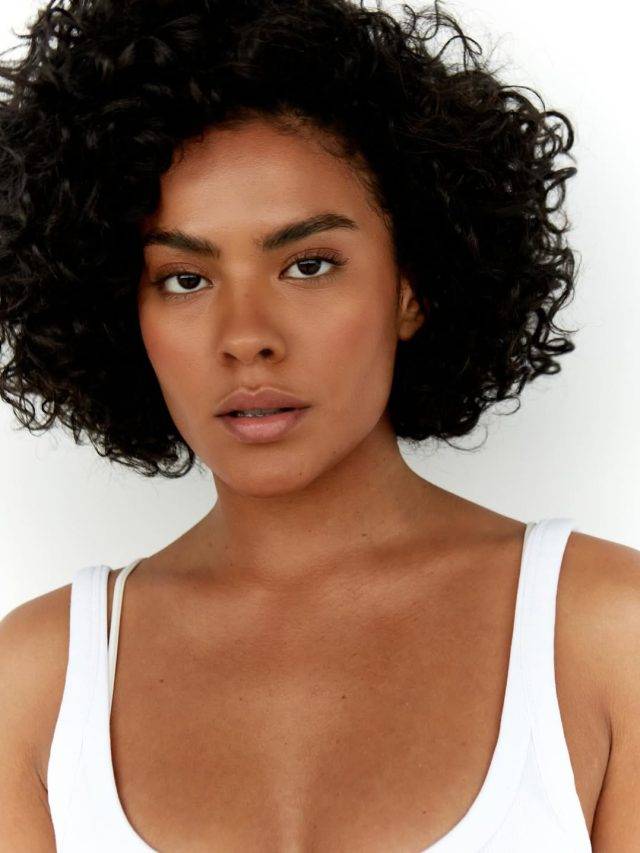 Voluminous Curly Black Bob Voluminous Curly Black Bob — Winter Hair Colors for Black Women