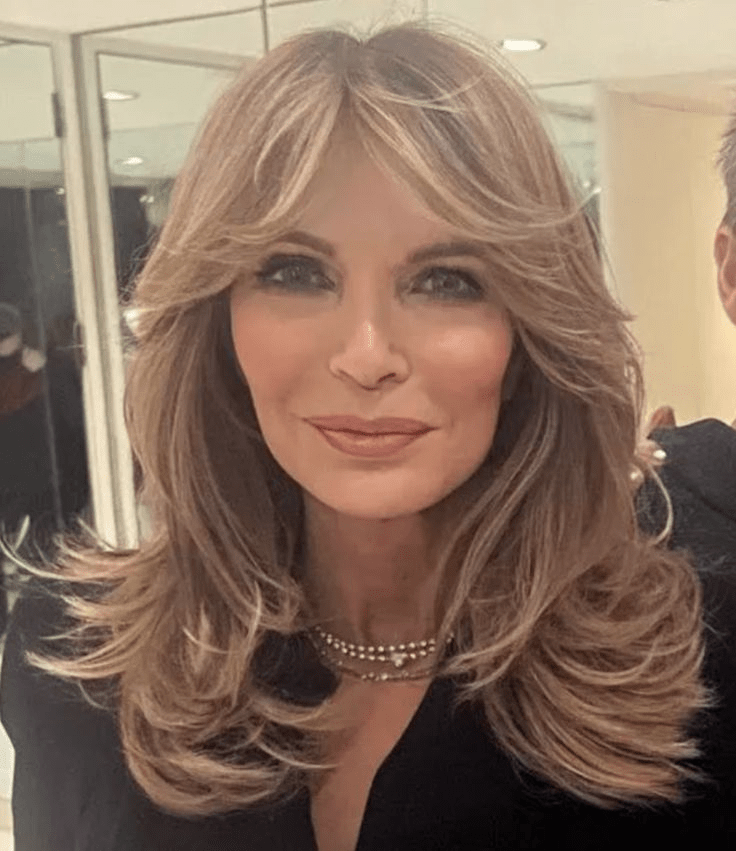 Ash Blonde Layered Shag Ash Blonde Layered Shag — Winter Haircuts for Women Over 60