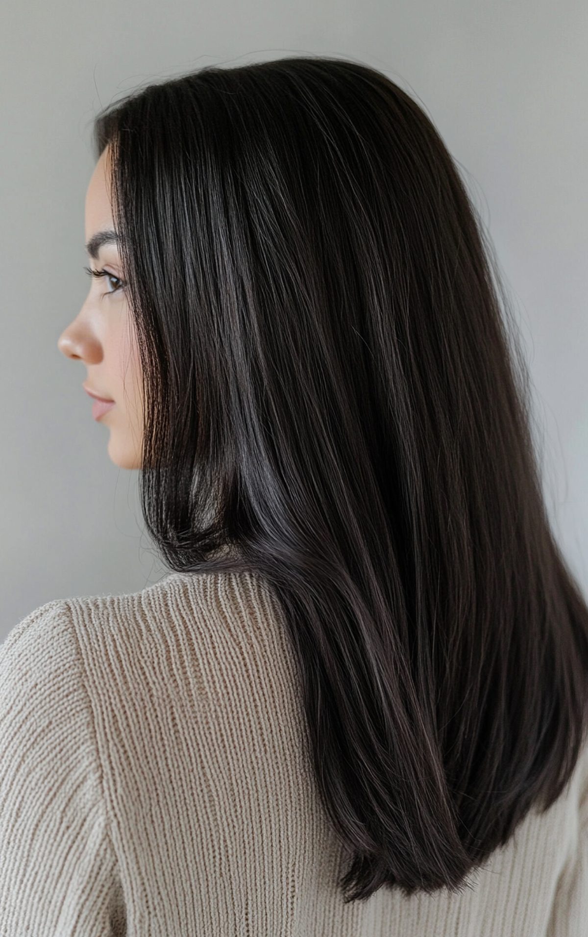 Sleek Espresso Brown With Bend — Espresso Brown Hair