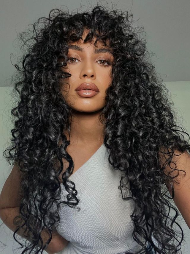 Black Visual Idea — Winter Haircuts for Curly Hair