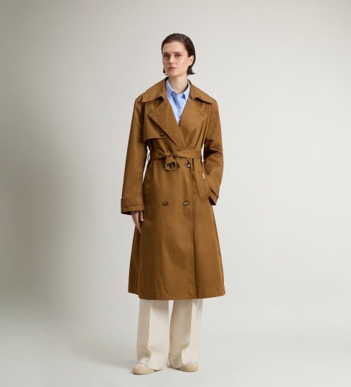 Classic Brown Double-Breasted Trench Coat Classic Brown Double-Breasted Trench Coat — Winter Coats for Women