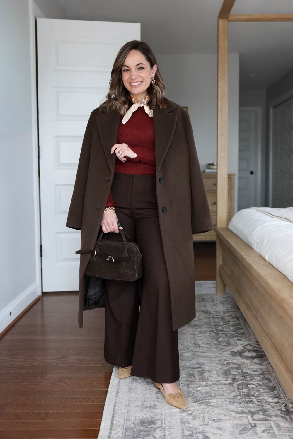Workwear Outfit Idea Workwear Outfit Idea — Chocolate Brown Outfits