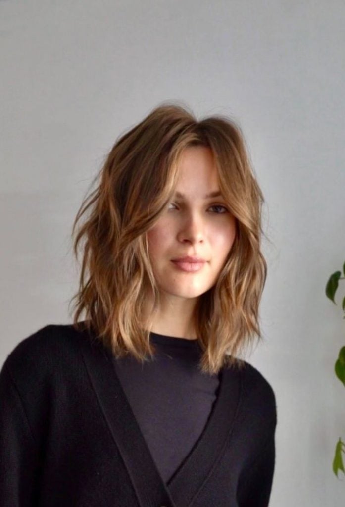 Ash Blonde With Subtle Highlights Visual Idea — Winter Lob Haircuts