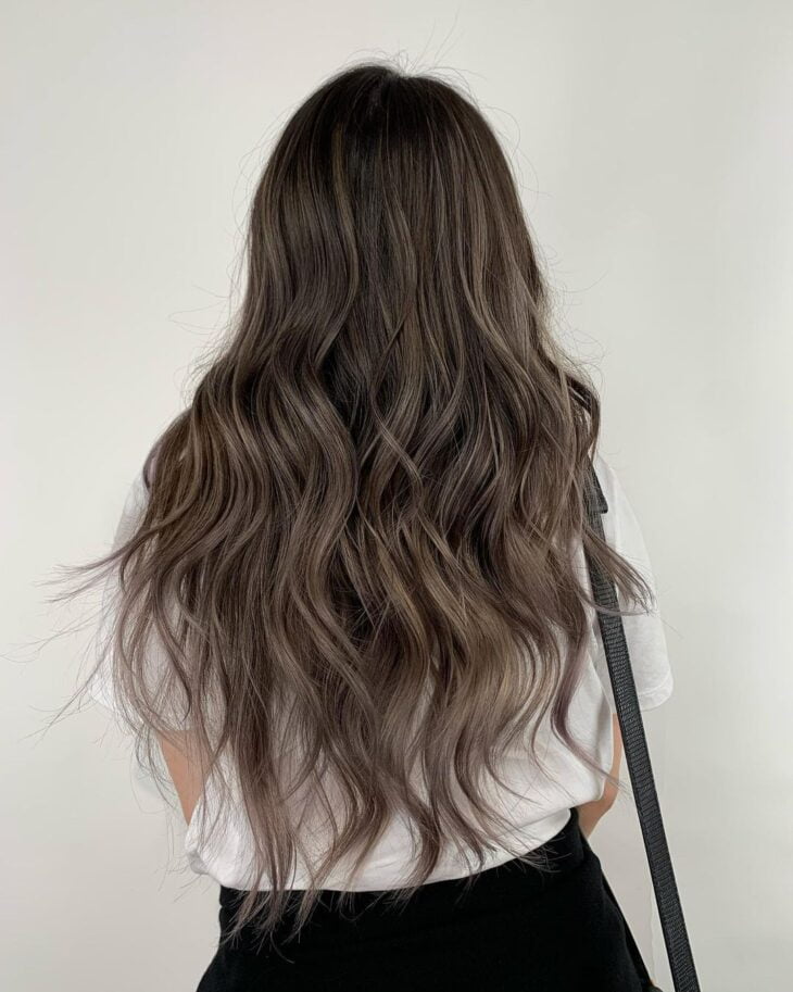 Shoulder Ash Brown With Subtle Highlights — Ash Brown Hair