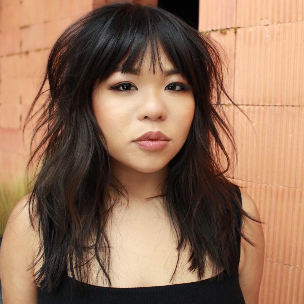 Shag Visual Idea — Winter Haircuts for Oval Faces