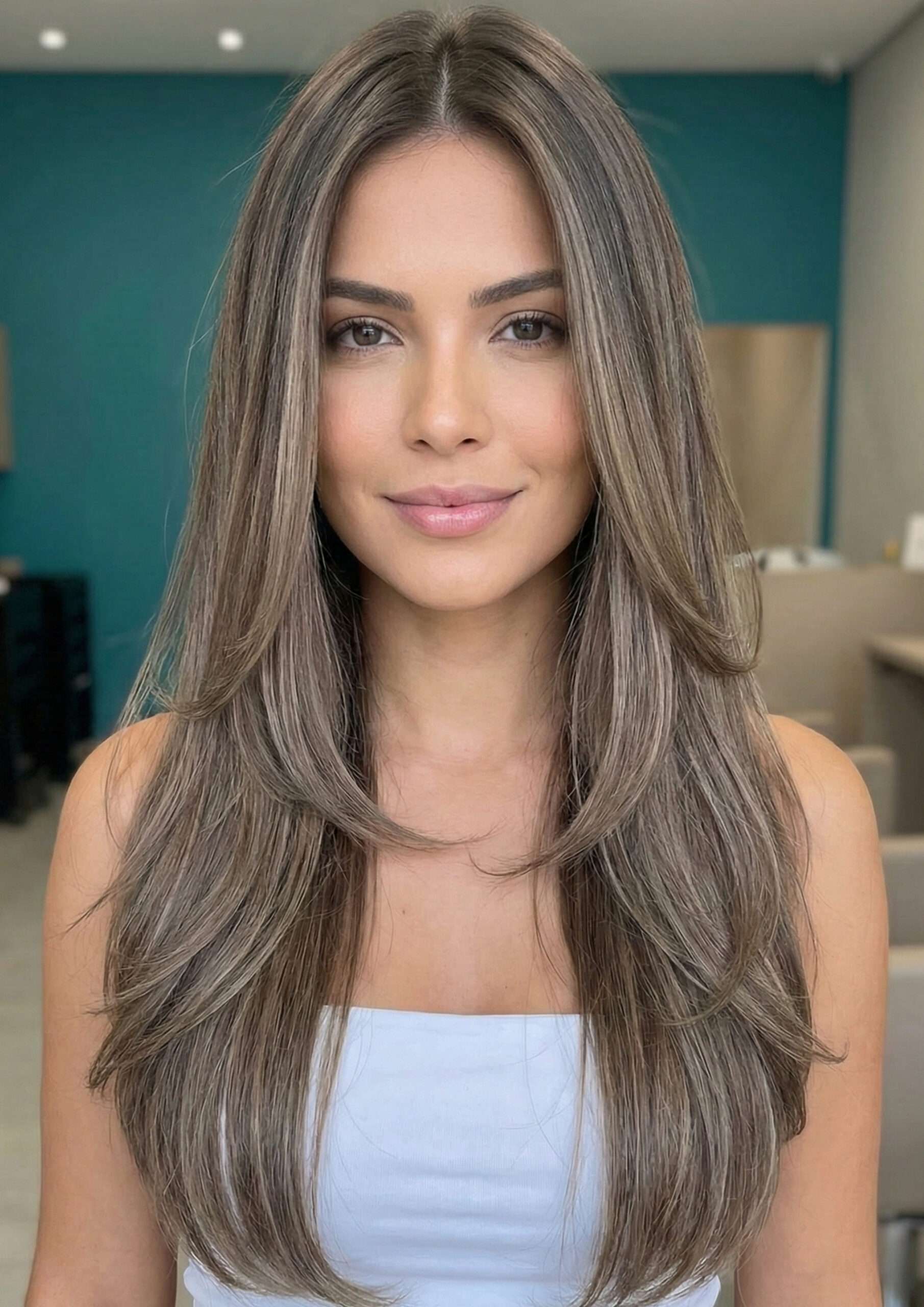 Face-Framing Layers for Long Faces — Winter Haircuts for Long Faces