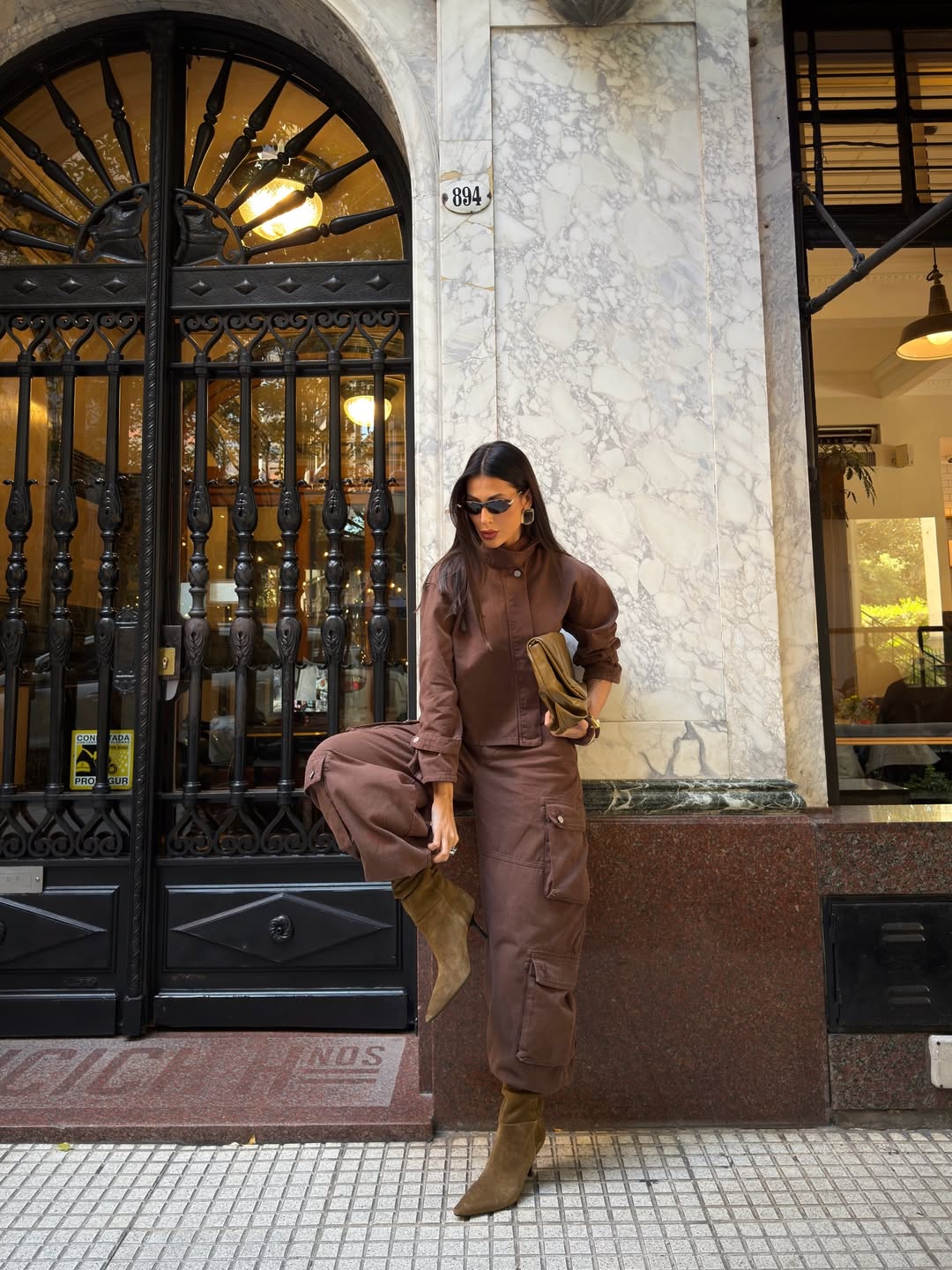 Suede Ankle Boots Outfit Idea Suede Ankle Boots Outfit Idea — Chocolate Brown Outfits