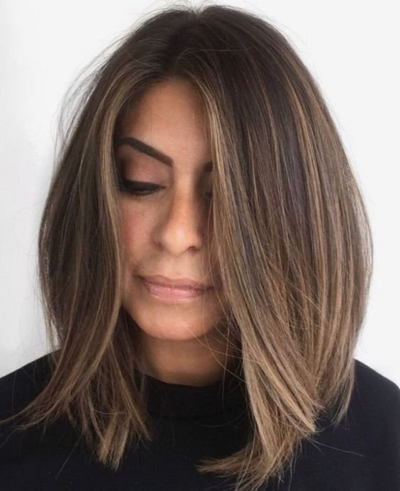 Collarbone-Length Visual Idea Collarbone-Length Visual Idea — Winter Hairstyles for Women Over 50