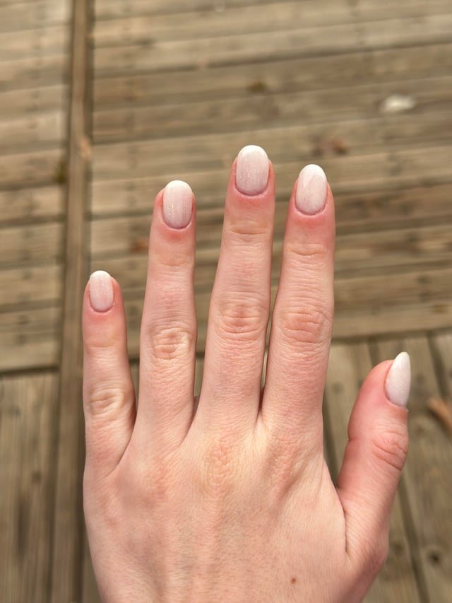 Classic Opaque White Medium Square Classic Opaque White Medium Square — Winter White Nails
