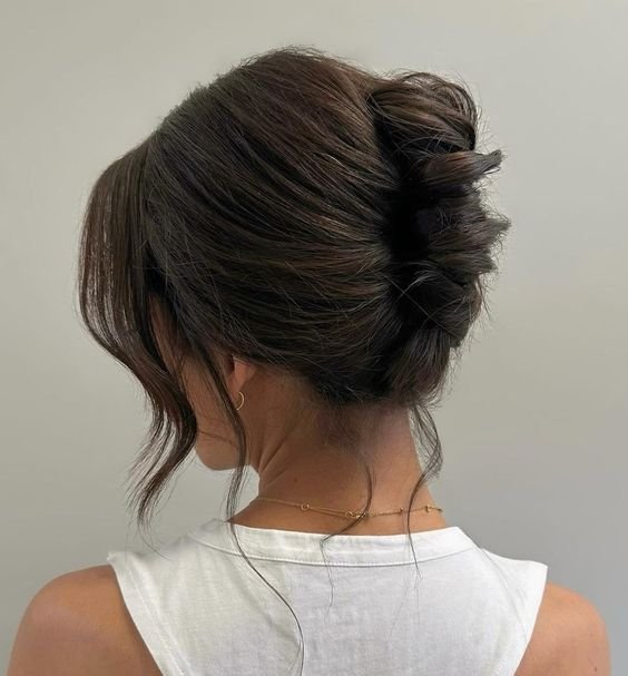 Elegant Twisted Low Bun — Winter Bun Hairstyles