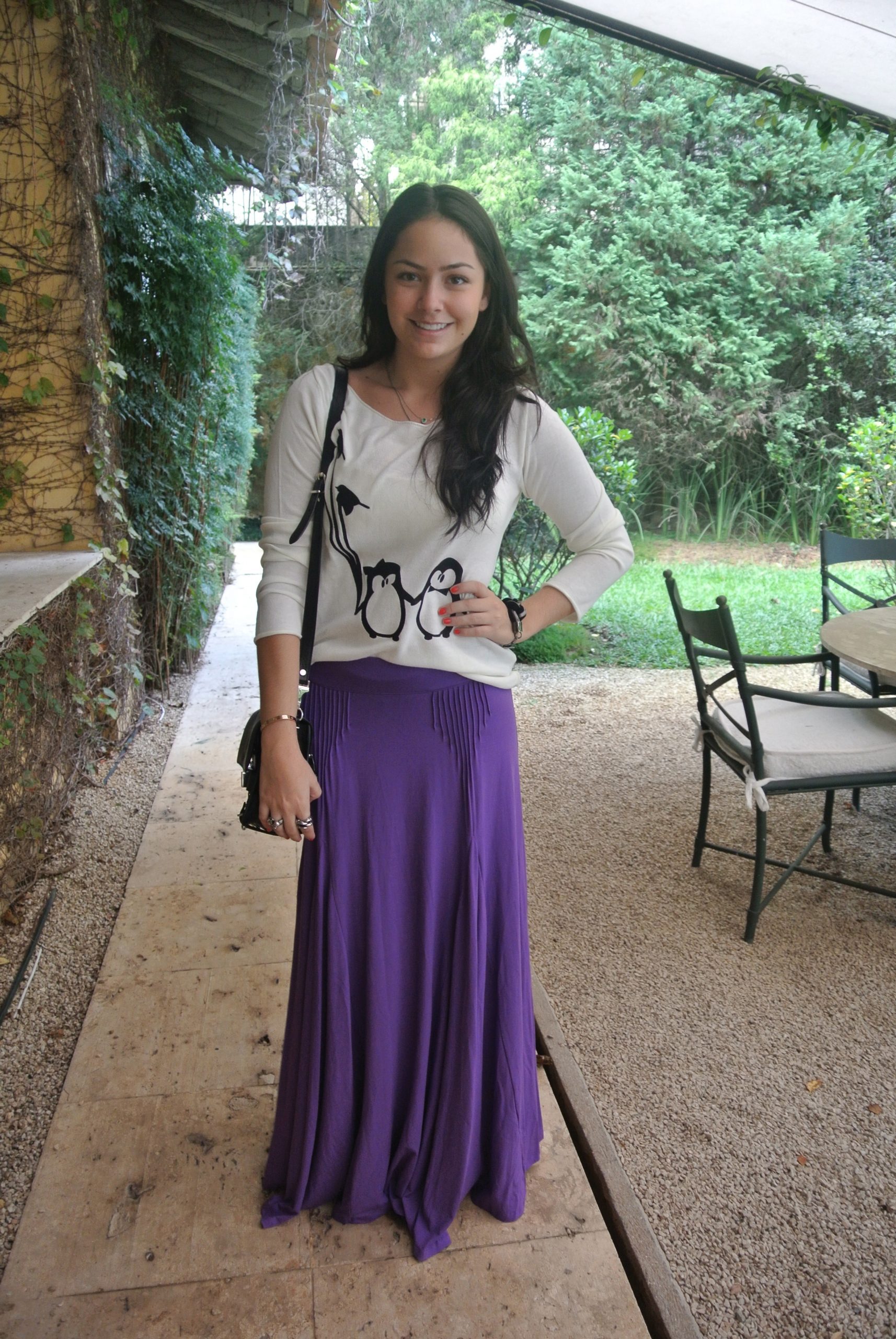 Jersey Knit Outfit Idea — Royal Purple Outfits