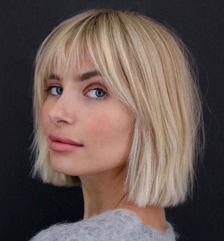 Chin Length Visual Idea — Winter Haircuts for Women