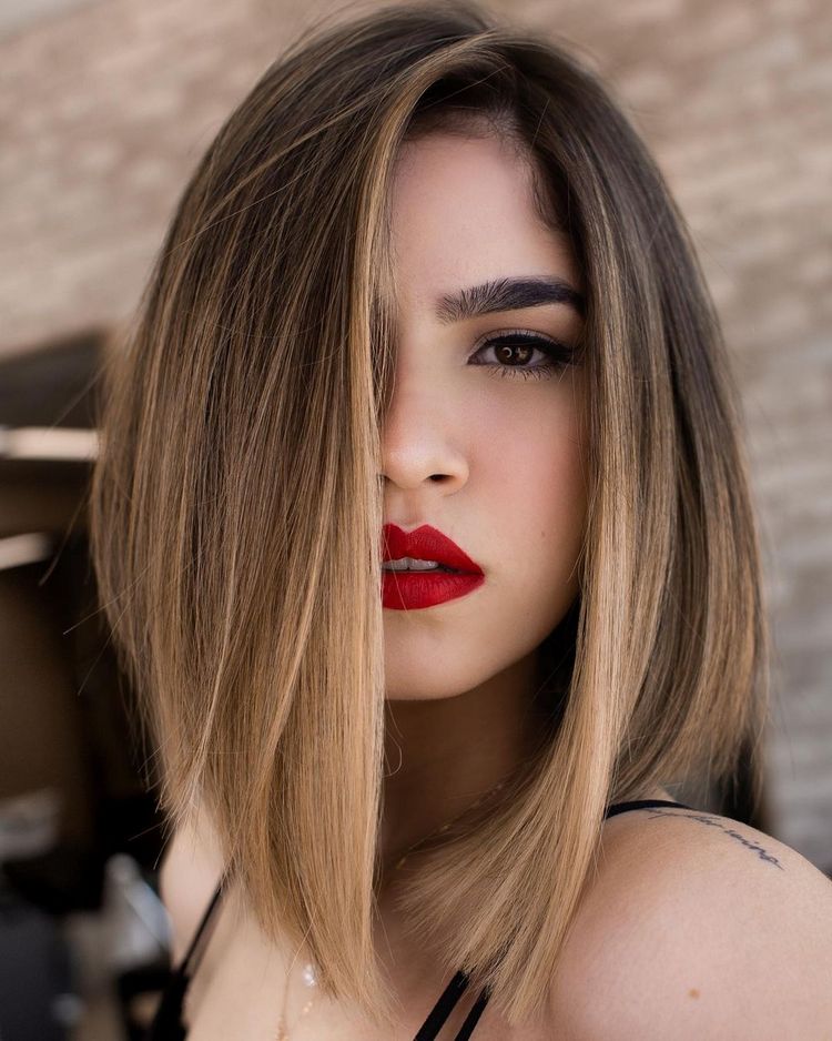 Visual Idea — Winter Lob Haircuts