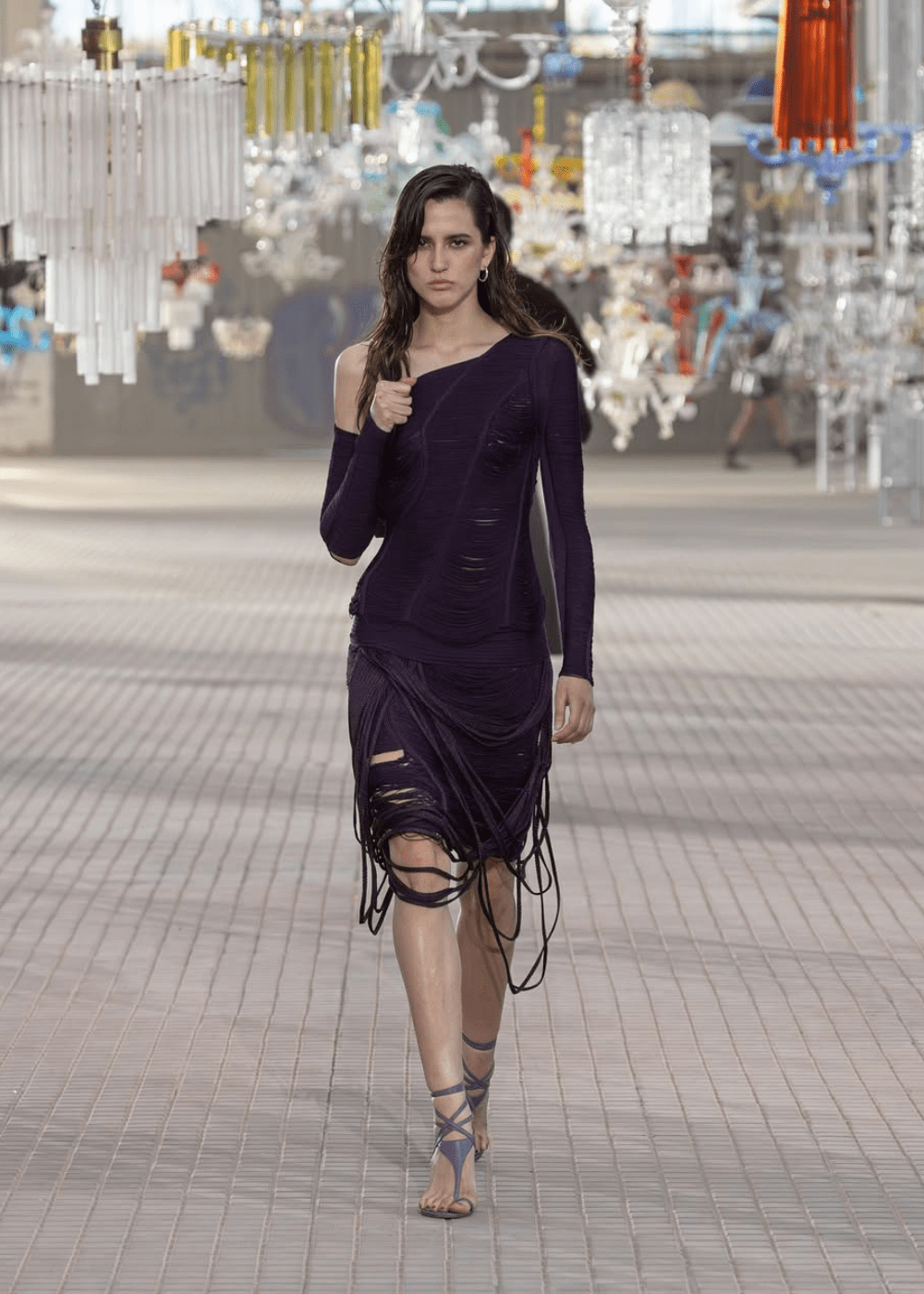Fashion Show Runway Outfit Idea — Royal Purple Outfits