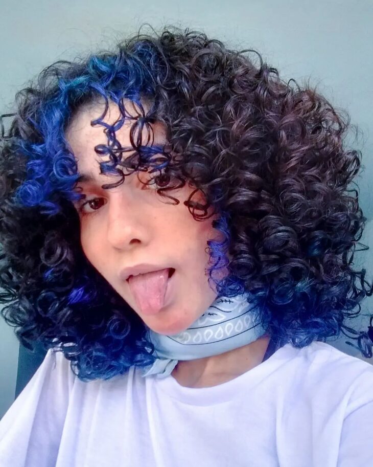Blue Black Hair