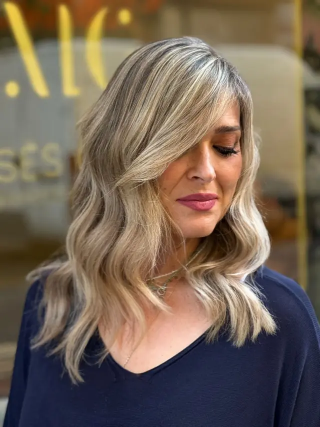 Side Visual Idea Side Visual Idea — Reverse Balayage