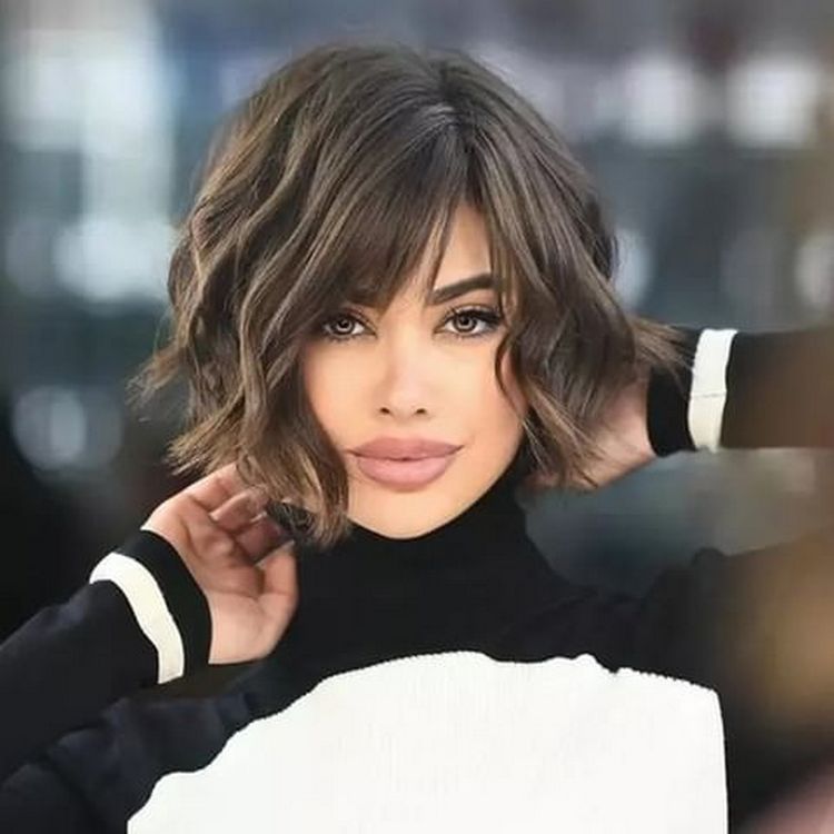 Chin-Length Visual Idea — Winter Haircuts with Bangs